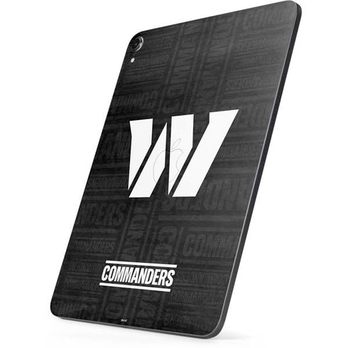 NFL Washington Commanders Black and White Apple iPad Pro Skin