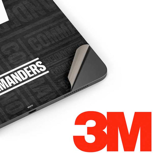 NFL Washington Commanders Black and White Apple iPad Pro Skin