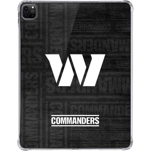 NFL Washington Commanders Black and White iPad Pro 11in (2024) Clear Case