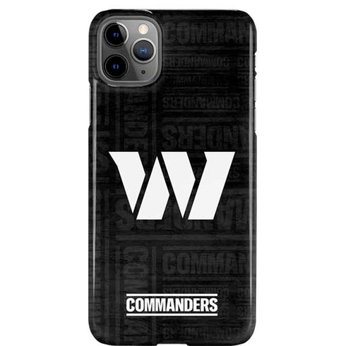 NFL Washington Commanders Black and White iPhone Cases