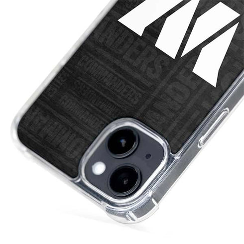 NFL Washington Commanders Black and White iPhone 14 MagSafe Case