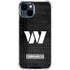 NFL Washington Commanders Black and White iPhone 15 Clear Case
