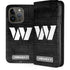 NFL Washington Commanders Black and White iPhone 15 Pro Folio Case