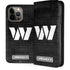 NFL Washington Commanders Black and White iPhone 15 Pro Max Folio Case