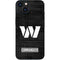 NFL Washington Commanders Black and White iPhone 15 Skin