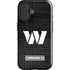 NFL Washington Commanders Black and White iPhone 16 Impact Case