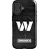 NFL Washington Commanders Black and White iPhone 16 Plus Magsafe Impact Case