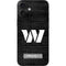 NFL Washington Commanders Black and White iPhone 16 Plus Skin