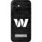 NFL Washington Commanders Black and White iPhone 16 Plus Skin