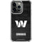 NFL Washington Commanders Black and White iPhone 16 Pro Clear Case