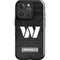 NFL Washington Commanders Black and White iPhone 16 Pro Impact Case