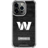 NFL Washington Commanders Black and White iPhone 16 Pro Max Clear Case