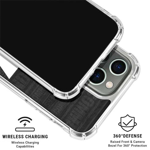 NFL Washington Commanders Black and White iPhone 16 Pro Max Clear Case
