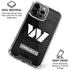 NFL Washington Commanders Black and White iPhone 16 Pro Max Clear Case