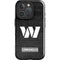 NFL Washington Commanders Black and White iPhone 16 Pro Max Impact Case