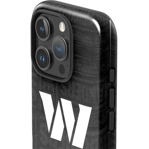 NFL Washington Commanders Black and White iPhone 16 Pro Max Impact Case