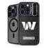 NFL Washington Commanders Black and White iPhone 16 Pro Max Kickstand Case