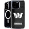 NFL Washington Commanders Black and White iPhone 16 Pro Max MagSafe Case