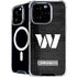 NFL Washington Commanders Black and White iPhone 16 Pro Max MagSafe Case