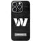 NFL Washington Commanders Black and White iPhone 16 Pro Skin