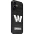NFL Washington Commanders Black and White iPhone 16 Skin
