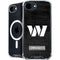 NFL Washington Commanders Black and White iPhone 16e MagSafe Case
