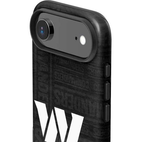 NFL Washington Commanders Black and White iPhone 17 Air Impact Case
