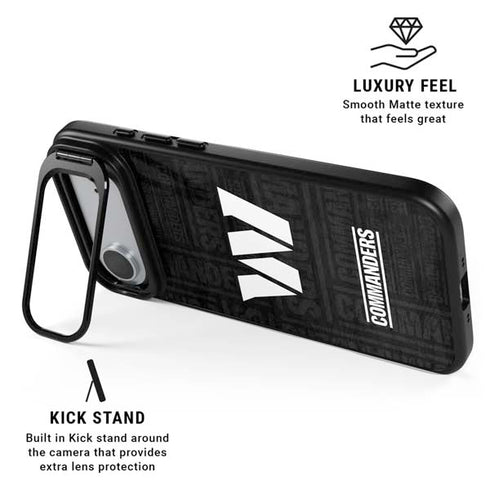 NFL Washington Commanders Black and White iPhone 17 Air Kickstand Case