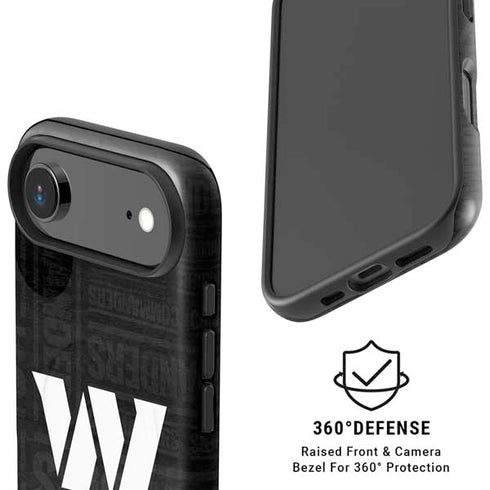 NFL Washington Commanders Black and White iPhone 17 Air Magsafe Impact Case