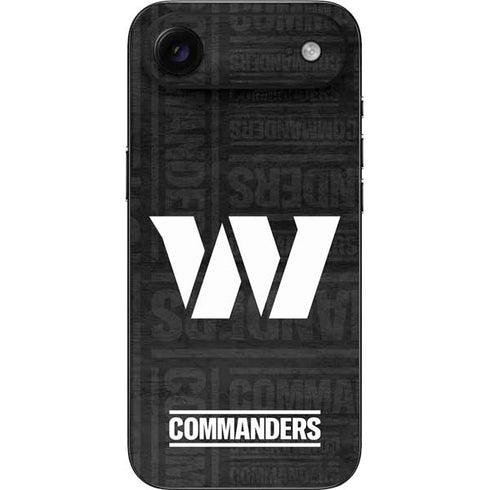 NFL Washington Commanders Black and White iPhone 17 Air Skin