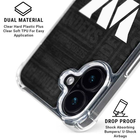 NFL Washington Commanders Black and White iPhone 17 Clear Case