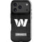 NFL Washington Commanders Black and White iPhone 17 Pro Impact Case
