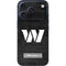 NFL Washington Commanders Black and White iPhone 17 Pro Skin