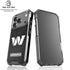 NFL Washington Commanders Black and White iPhone 18 Pro Clear Case