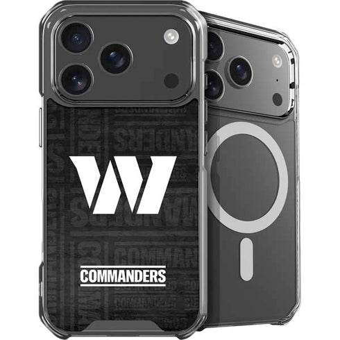 NFL Washington Commanders Black and White iPhone 18 Pro Max MagSafe Case