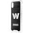 NFL Washington Commanders Black and White iPhone XS Clear Case