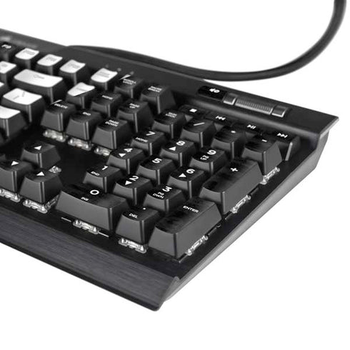 NFL Washington Commanders Black and White K95 RGB PLATINUM Mechanical Gaming Keyboard Skin