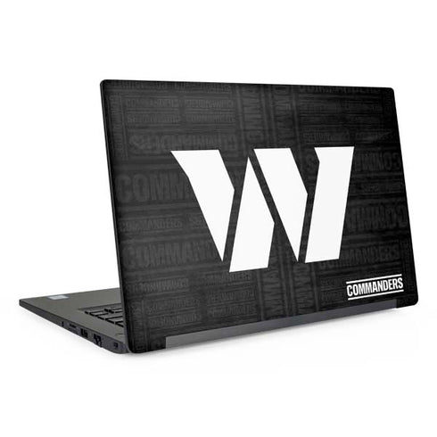 NFL Washington Commanders Black and White Dell Latitude Skin