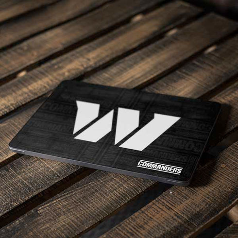 NFL Washington Commanders Black and White Apple MacBook Air Skin