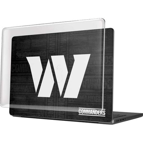 NFL Washington Commanders Black and White MacBook Pro 14in (2021-24) Case plus Skin