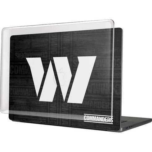 NFL Washington Commanders Black and White MacBook Cases