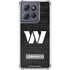 NFL Washington Commanders Black and White Moto G 5G (2025) Clear Case