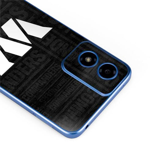 NFL Washington Commanders Black and White Moto G Play 4G (2024) Skin