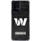 NFL Washington Commanders Black and White Moto G Power 5G (2024) Clear Case