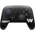 NFL Washington Commanders Black and White Nintendo Switch 2 (2025) Pro Controller Skin