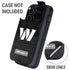 NFL Washington Commanders Black and White Otterbox Defender iPhone Skin