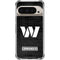 NFL Washington Commanders Black and White Pixel 9 Pro XL Clear Case