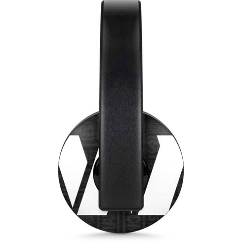 NFL Washington Commanders Black and White PlayStation 4 Gold Wireless Headset Skin