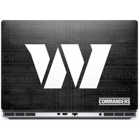 NFL Washington Commanders Black and White Dell Precision Skin