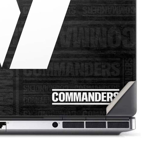 NFL Washington Commanders Black and White Dell Precision Skin